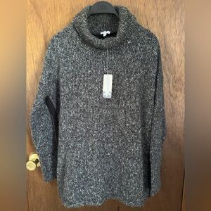 Splendid Charcoal Turtleneck Sweater